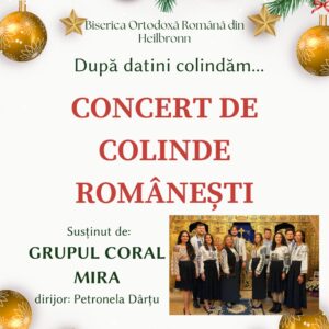 Concert de Colinde – a avut loc în data de 21 Decembrie, 2025 Concert de Colinde – a avut loc în data de 21 Decembrie, 2025